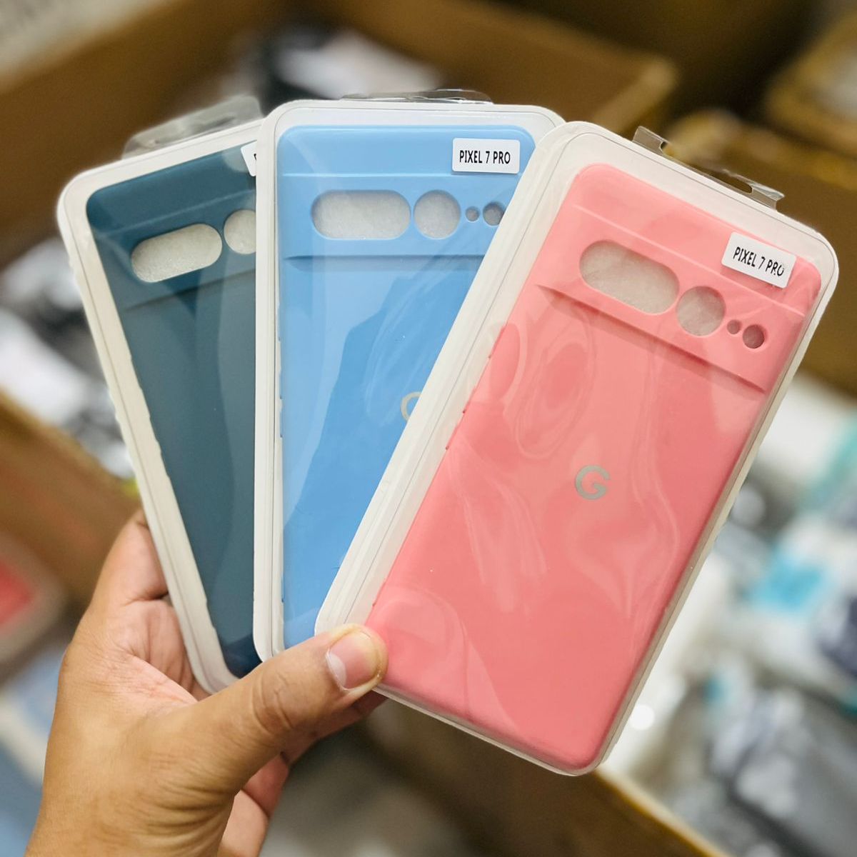Google Pixel 7 Pro Back Cover With Magsafe Premium Quality Back Case Hard Protection with Camera Bump Google Pixel7Pro Back Case Golden Shine Refelect In Outdoor. 
