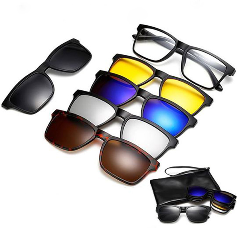 6 in 1 Magnetic Sunglasses: Buy Online at Best Prices in Bangladesh |  Daraz.com.bd