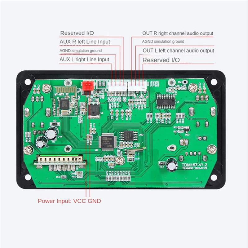 LCD MP3 Player Module for Car Home Amplifier. 