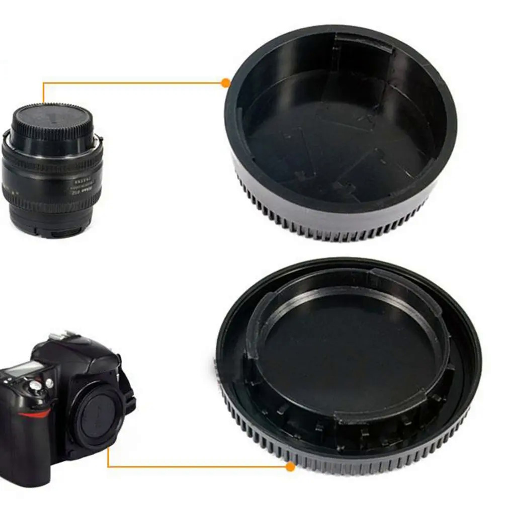 Camera Rear Lens Cap Cover Camera Front Body Cap for Nikon D3400 D3100 D3100 D5500 D5300 D7200 D7100 D. 750 D500 D40 DSLR Camera. 