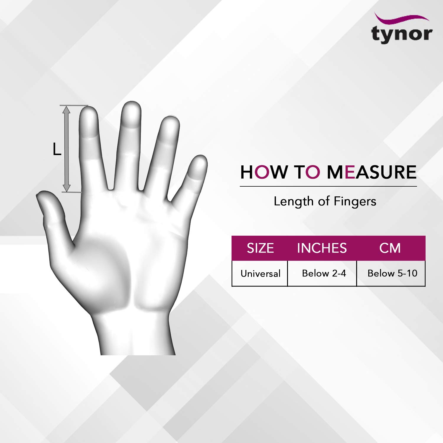 Tynor Mallet Finger Splint Unisex Adjustable Protection for Thumb And Fingers Wrist Support Sports Medicine And Rehabilitation. 