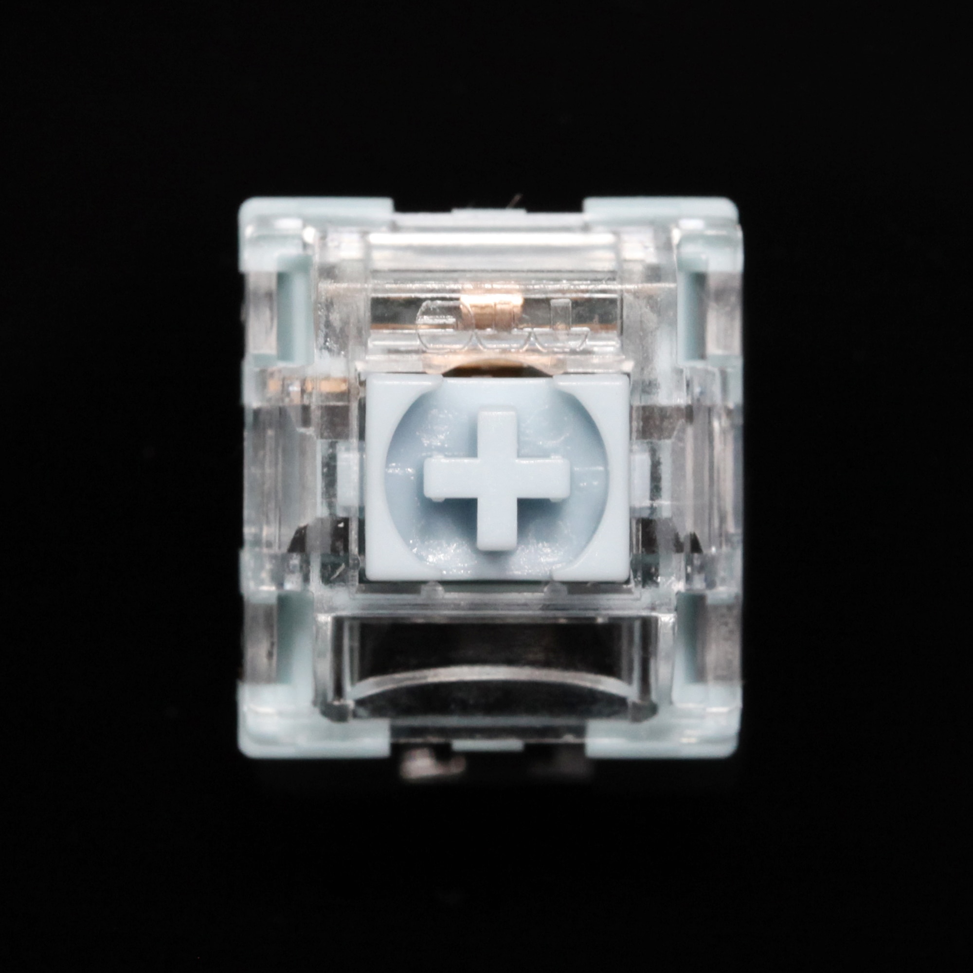 TTC Bluish White 42g Switch Tactile Switches For Mechanical Keyboard MX Series 3 Pins smd rgb light cyan colorway. 