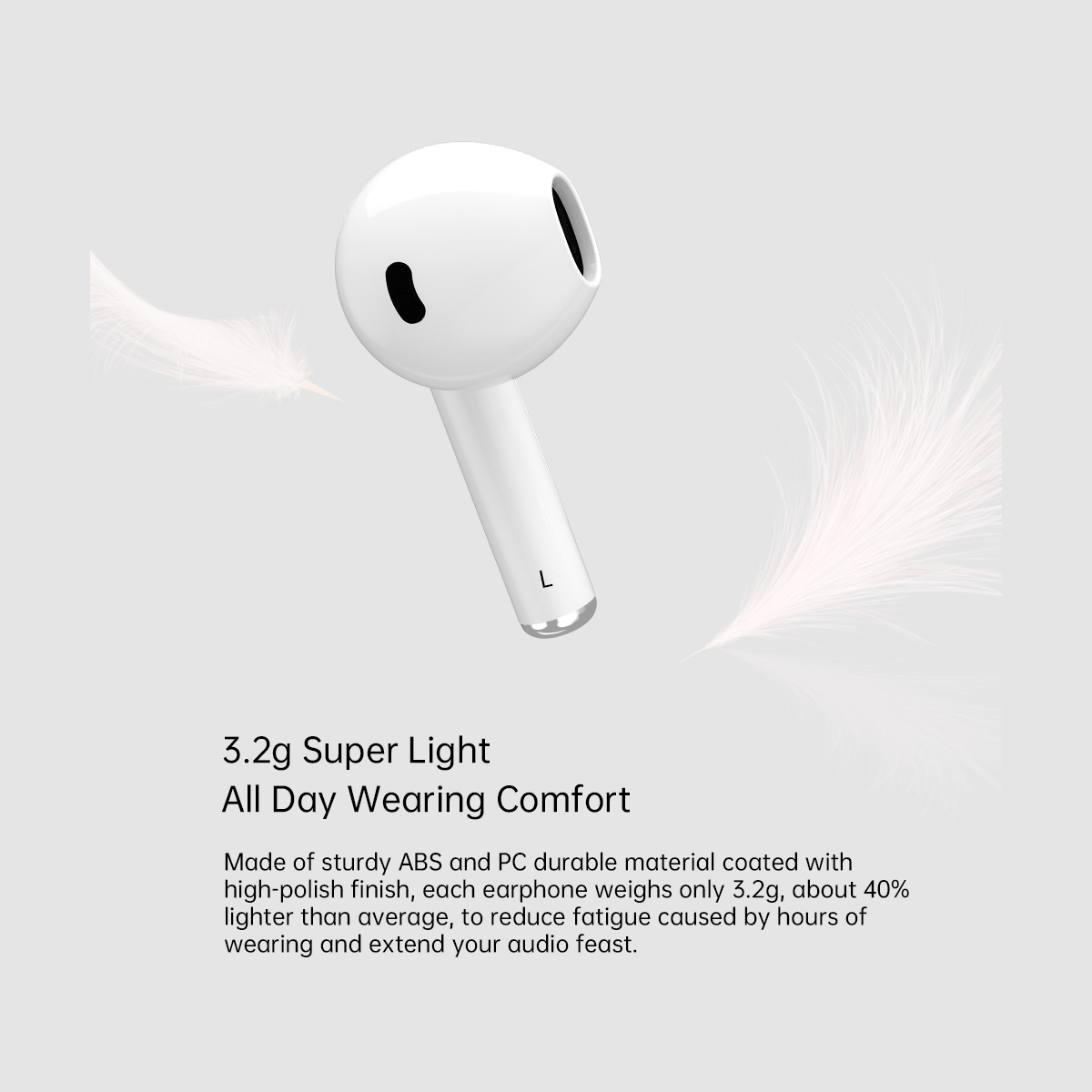 Blackview Heasets AirBuds 6 Bluetooth 5.3 Headset TWS Wireless Earphones Touch Control Headphone With Microphone. 
