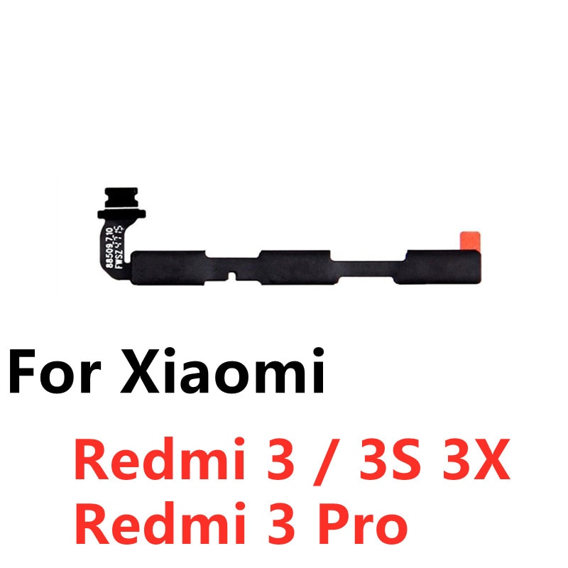Power Volume Button On Off Button Flex Cable For Xiaomi Redmi 3X 3 3S 4X 4A 5 Plus Note 5 5A 2 4 3 Pro Special Edition 4X Global. 