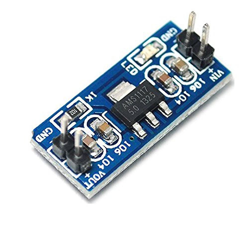 AMS1117 5V Module AMS1117 5V Power Supply Step Down Voltage Regulator Module Adapters 5V  AMS1117-5.0V Step Down Module AMS1117 Voltage Regulator Circuit. 