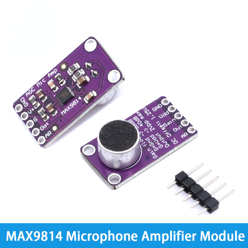 High-Sensitivity Sound Sensor control Module MAX4466 MAX9814 Switch Detection Whistle Microphone Amplifier For Arduino DIY. 
