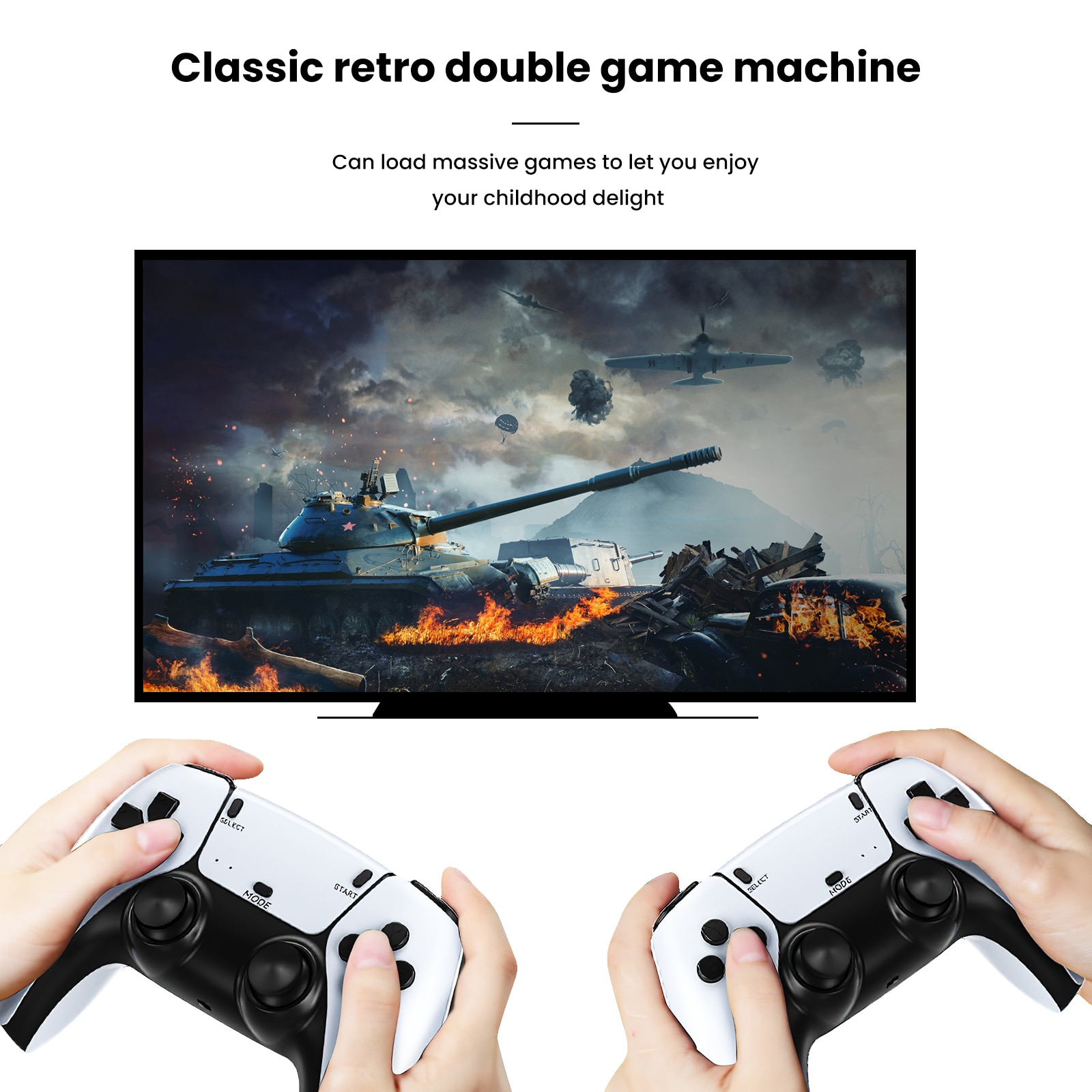 M8 Pro Game Stick 4K HDMI HD Video Console 2.4G Wireless Controller For PS1/FC/GB/GBA Arcade Retro TV Game Console 20000+ Games. 