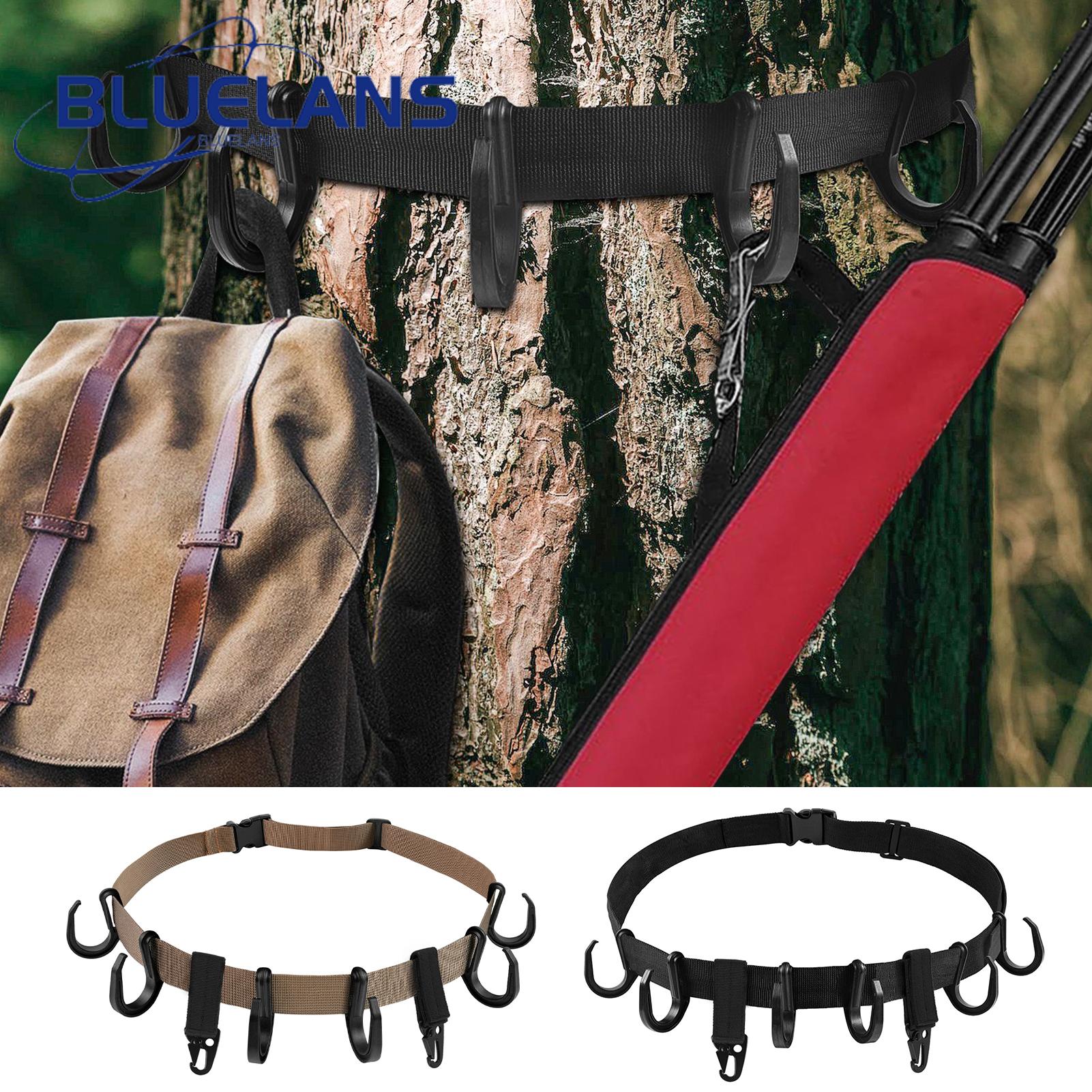 Multi-hook Hanger Strong Load-bearing Hunting Gear Hanger with Quick Release Multi-hook Tree Stand Strap Holder less Than Treestand Strap Hanger