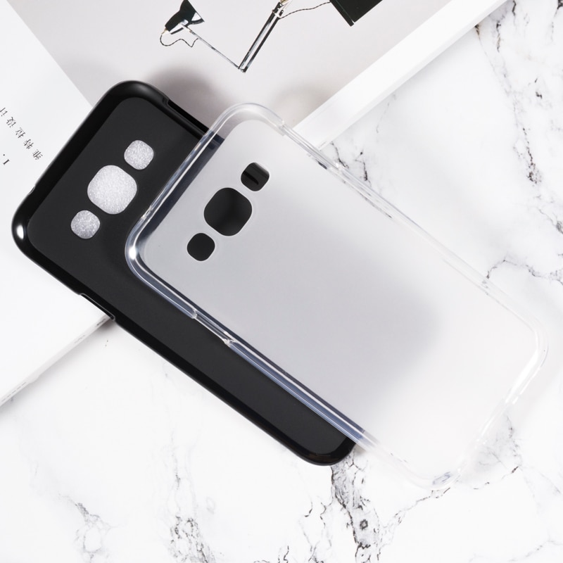 Galaxy E5 Case Matte Soft Silicone TPU Back Cover For Samsung Galaxy E5 Phone Case Slim shockproof. 