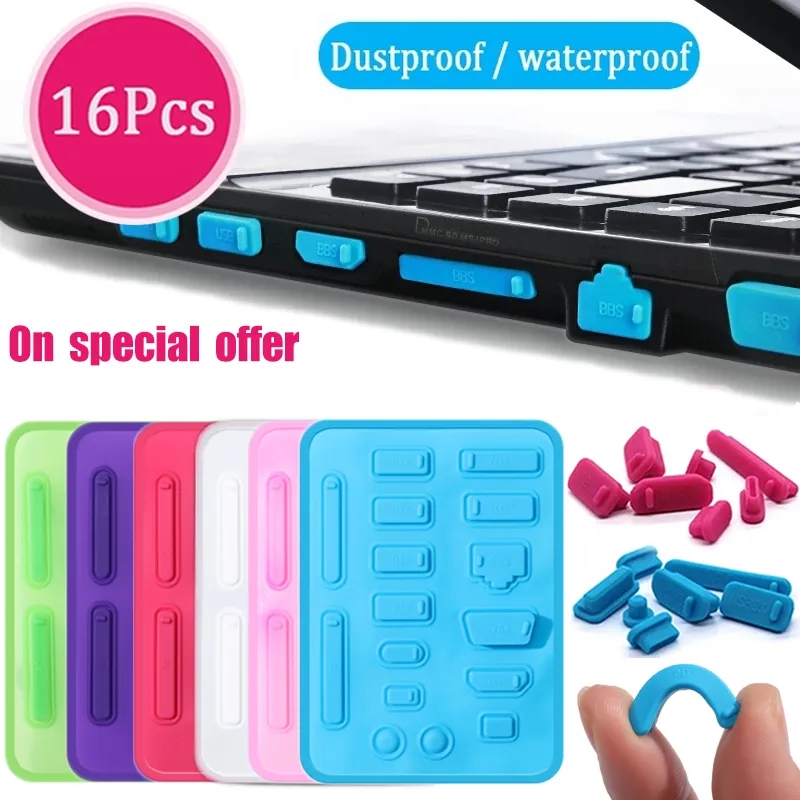 Colorful Silicone Anti Dust Plug -for Laptop Port Cover Stopper Notebook Computer Dustproof USB Interface Waterproof Plug