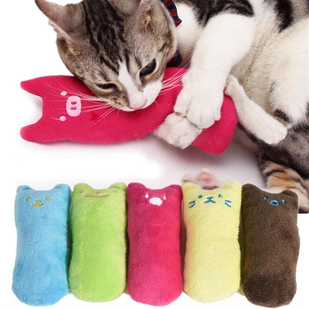 [SY] Cute Pillow Scratch Crazy Cat Kicker Catnip Toy Teeth G