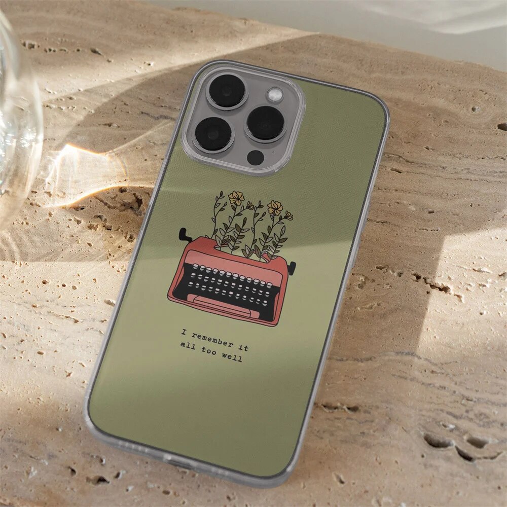 Aesthetic Taylor Song Lyrics Phone Case for iPhone 11 12 13 Mini 15 14 Pro Xs Max 8 7 Plus X XR Soft Silicone Case Back Cover. 