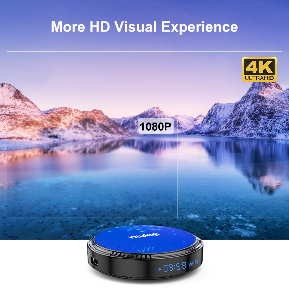 Yitukeji W2 PLUS Android 11 TV Box Amlogic S905W2 2.4G 5G Wifi BT 4K 64G 32G 16G. 