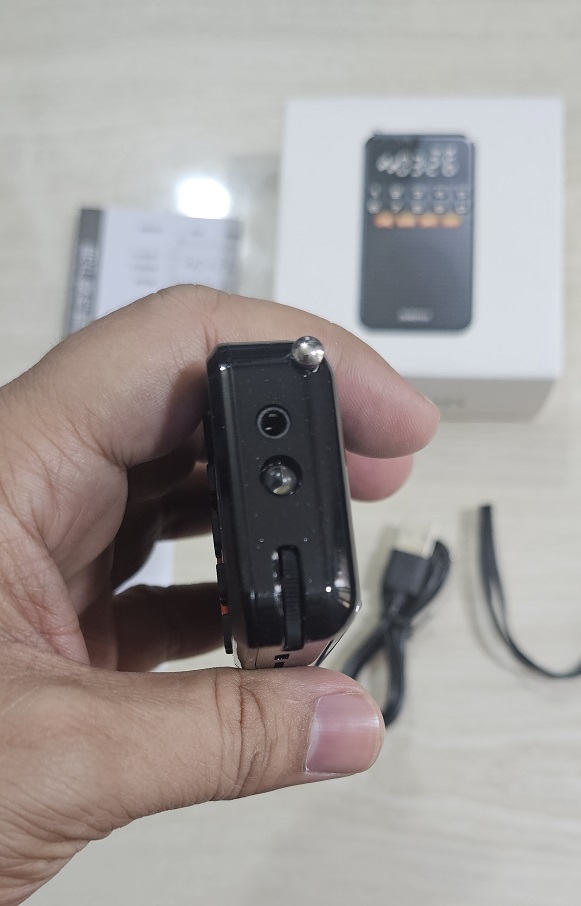 Rolton T1 Portable FM Mini Radio Bluetooth TF Card With Flashlight. 