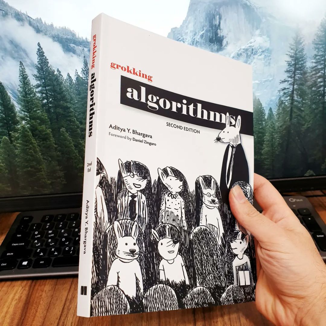 Grokking Algorithms by Aditya Y Bhargava ,  2nd Edition. 