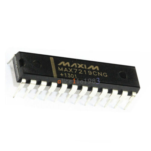 MAX7219CNG MAX7219 7219 24Pin 8-Digit LED Display Driver IC Leads. 