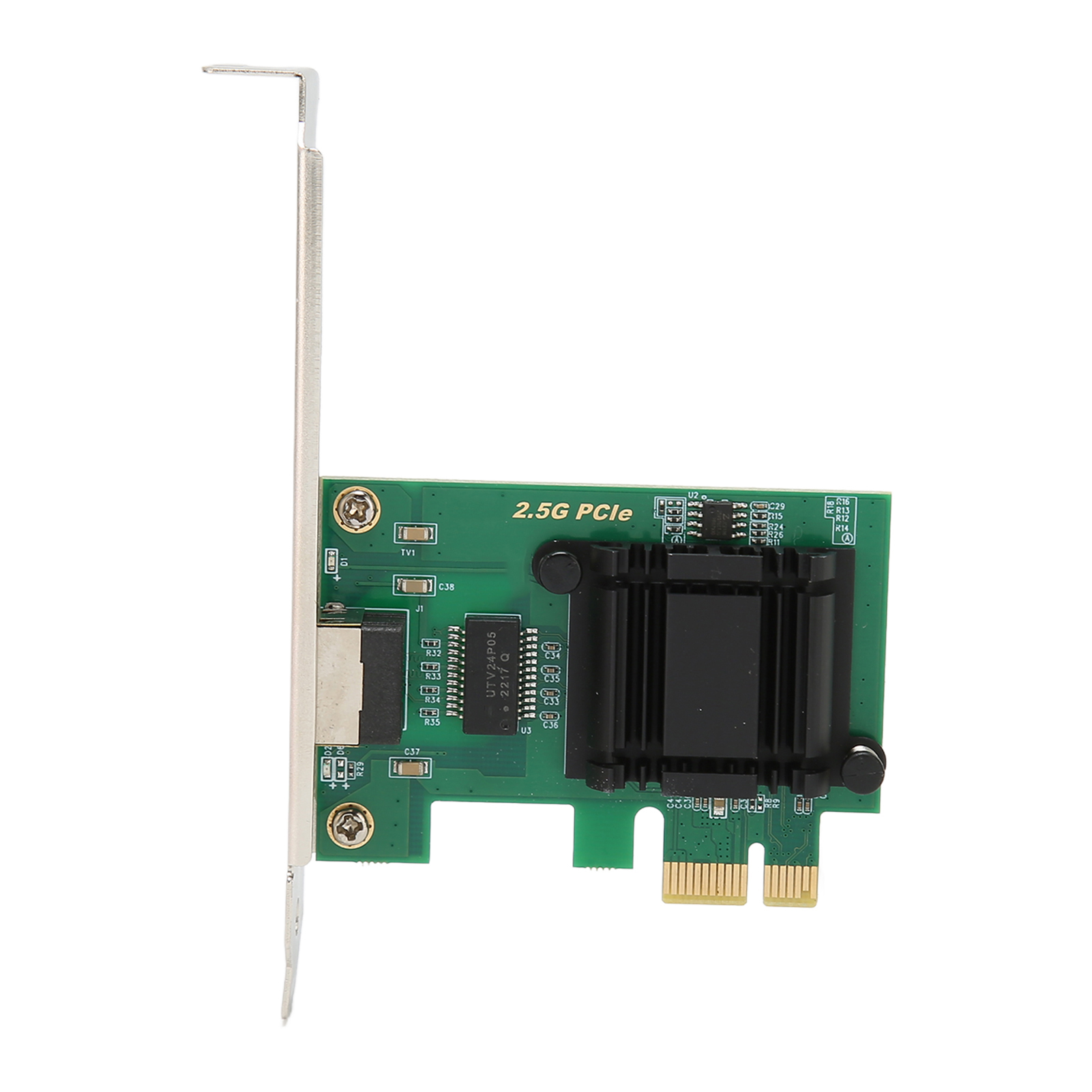 2.5Gbps PCIe Network Adapter with Bracket RJ45 PCI Express Gigabit Ethernet Card for Desktop PC. 