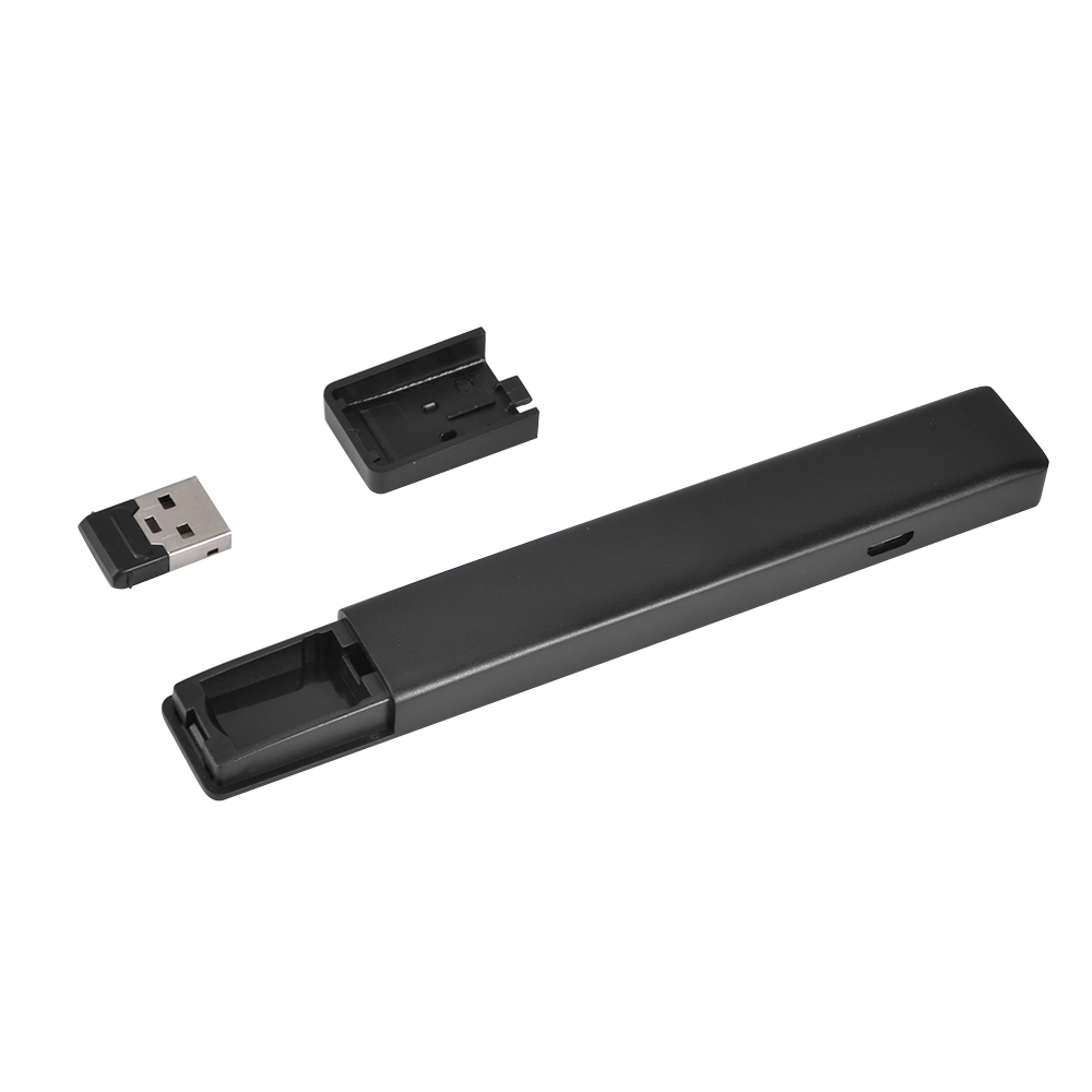 PPT Flip Pen Wireless Presenter PPT Clicker Multifunction Electronic Projection Pen Laser Flip Pen Remote Control PR-20 White. 