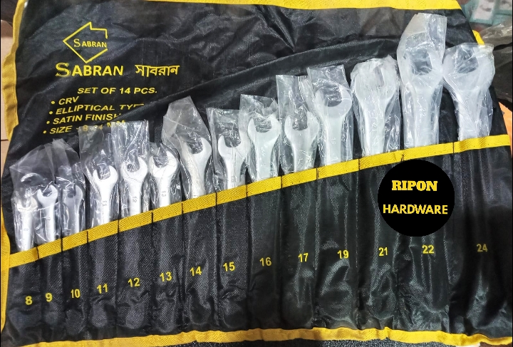 Ring Spanner Set  8 - 24 ring dali set 14 pcs Spanner