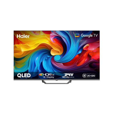 HAIER 43" Smart QLED 4K Google TV | H43S80EUX. 