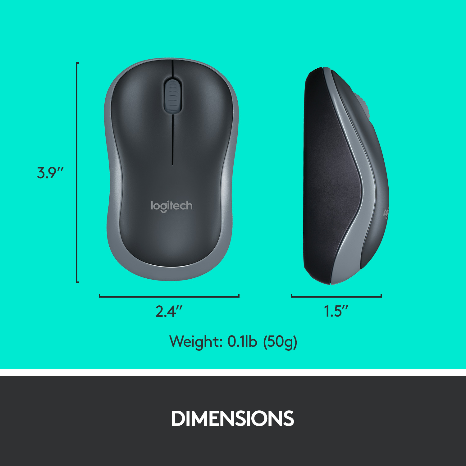 Logitech MK270 Wireless Keyboard and Mouse Combo for Windows, 2.4 GHz Wireless, Compact Wireless Mouse, 8 Multimedia & Shortcut Keys, 2-Year Battery Life, PC/Laptop - Black. 