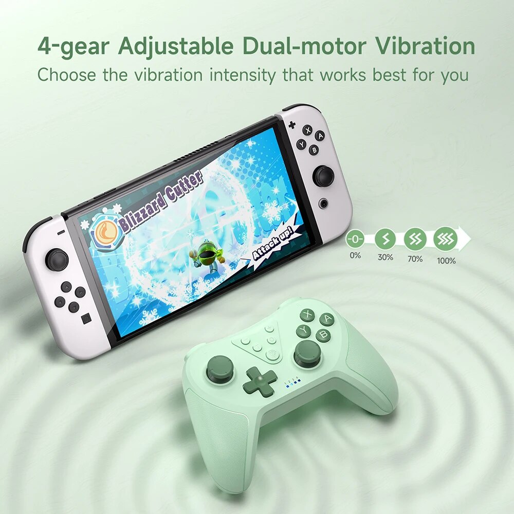 EasySMX T37 Bluetooth Gamepad, Wireless Switch Pro Controller for Nintendo Switch, Steam Deck, PC, with 6 Axis Gyroscope. 