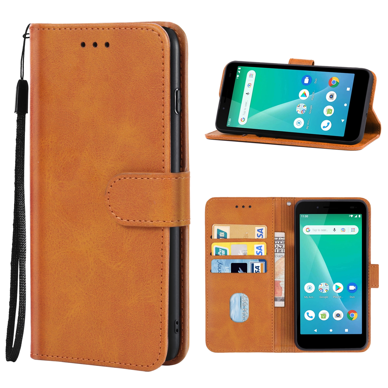 For Unimax UMX U696CL Leather Phone Case