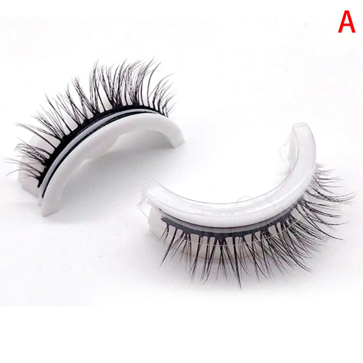 Reusable Self-Adhesive Eyelashes Without Glue Natural Fluffy False Eyelashes