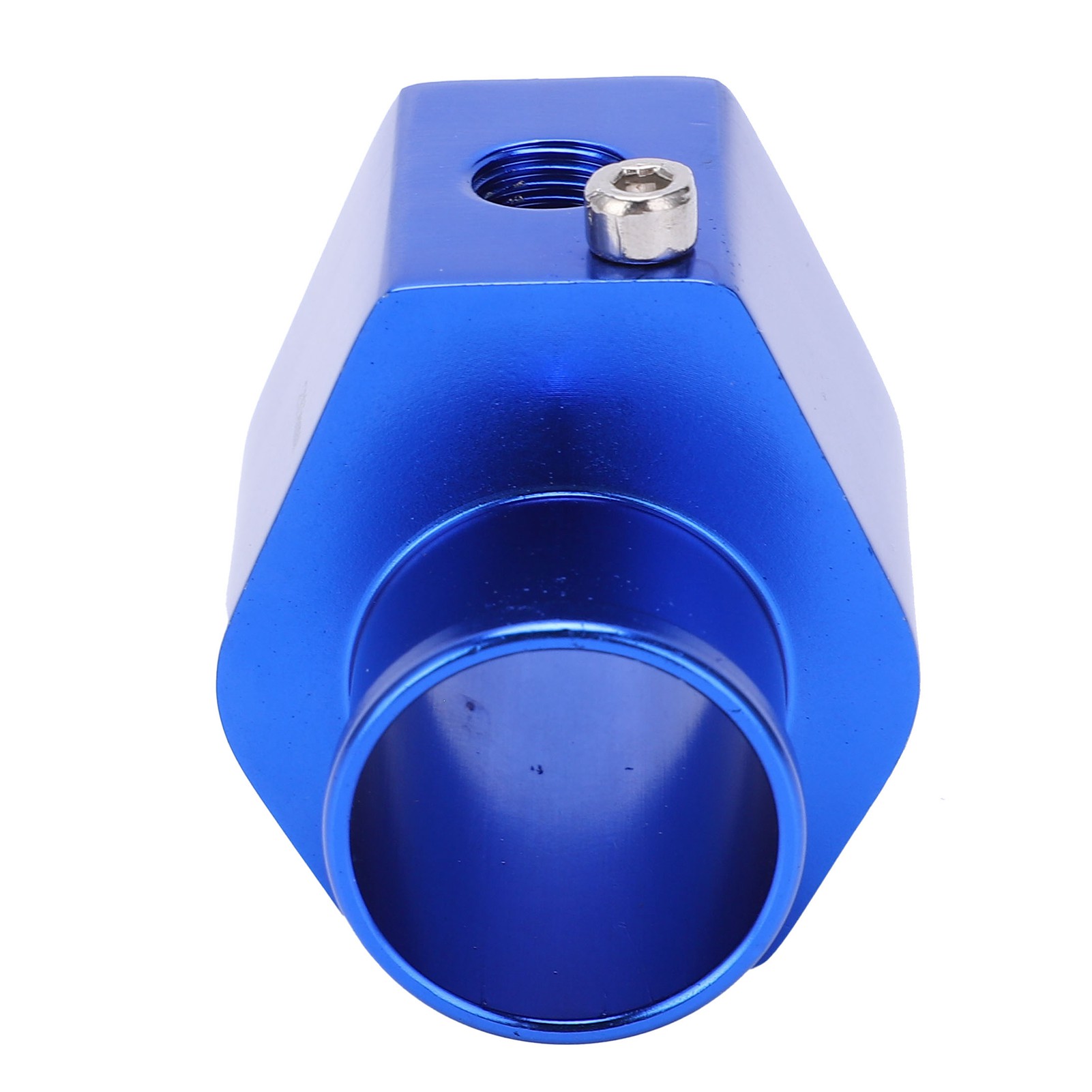 Water Temp Temperature Joint Pipe Sensor Gauge Radiator Hose Adapter 26mm Blue. 