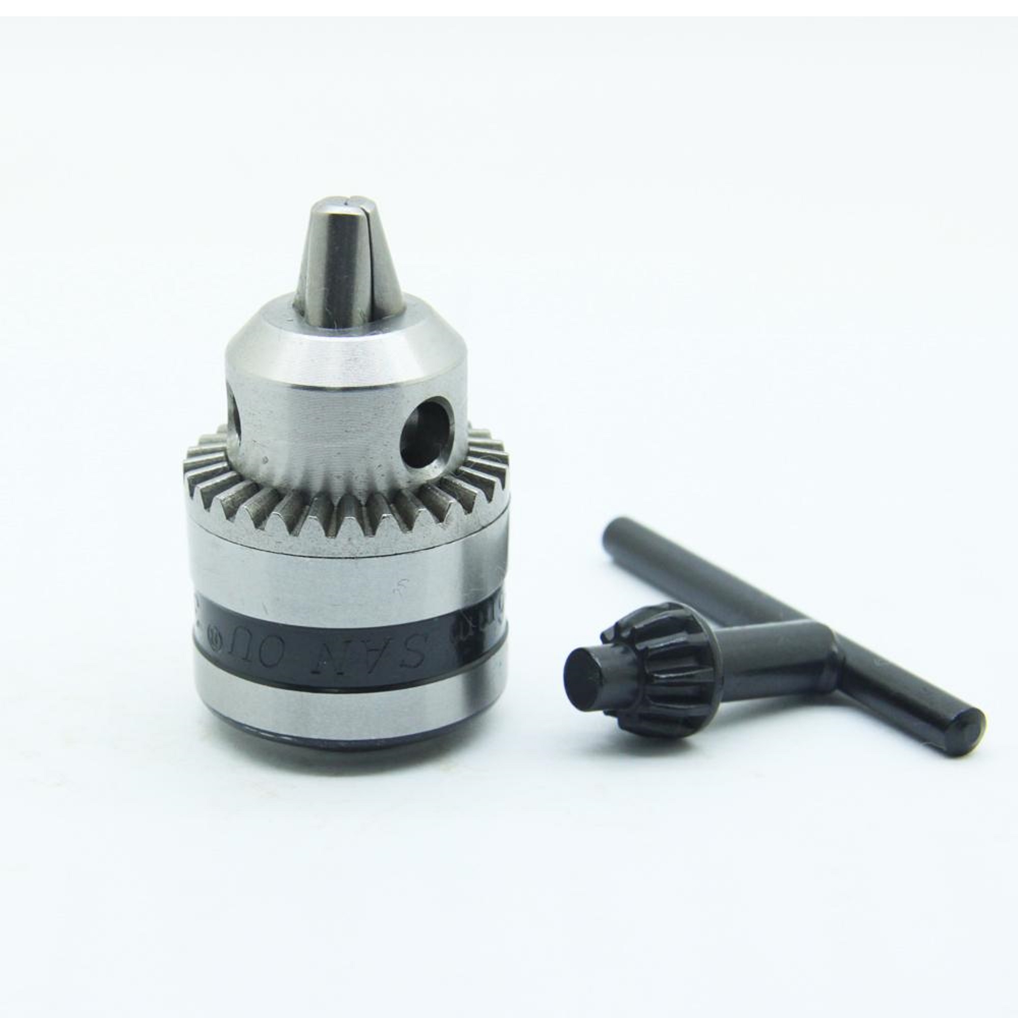 Drill Chuck With Key/1.5-13mm/Sanou/Model: B16/drill machine chuck/Heavy duty drill chuck/drill chuck with key/Power tools accessories//-Bright Stationeries. 