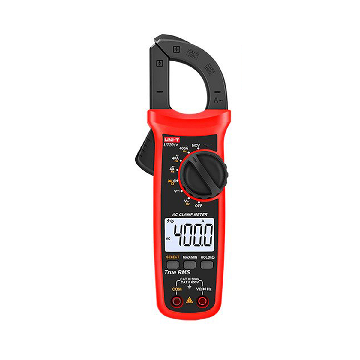 UNI-T UT201+ Digital Clamp Meter 400A True RMS Clamp Meter AC Current Voltage Meter NCV Diode Resistance Clamp Tester UT201+ - Kings Trading. 