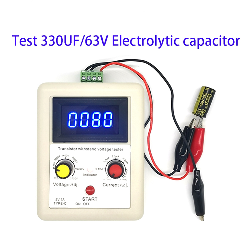 1 Set ABS White Transistor Withstand Voltage Tester MOS Transistor IGBT Voltage Regulator Diode Detector A. 