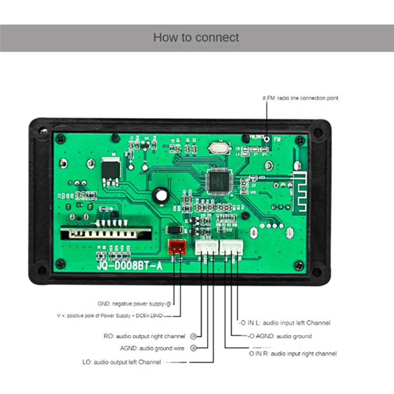 Portable Synchronization Car Amplifier Board MP3 Decoder Easy Install High Guality. 