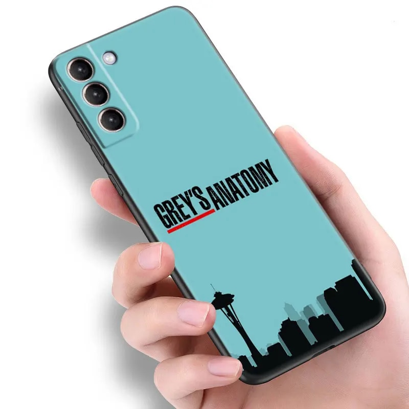Greys Anatomy Doctors Nurses Black Case For Samsung S23 Ultra S22 S21 Plus S20 FE A13 A14 A23 A24 A25 A33 A34 A52S A53 A54 5G. 