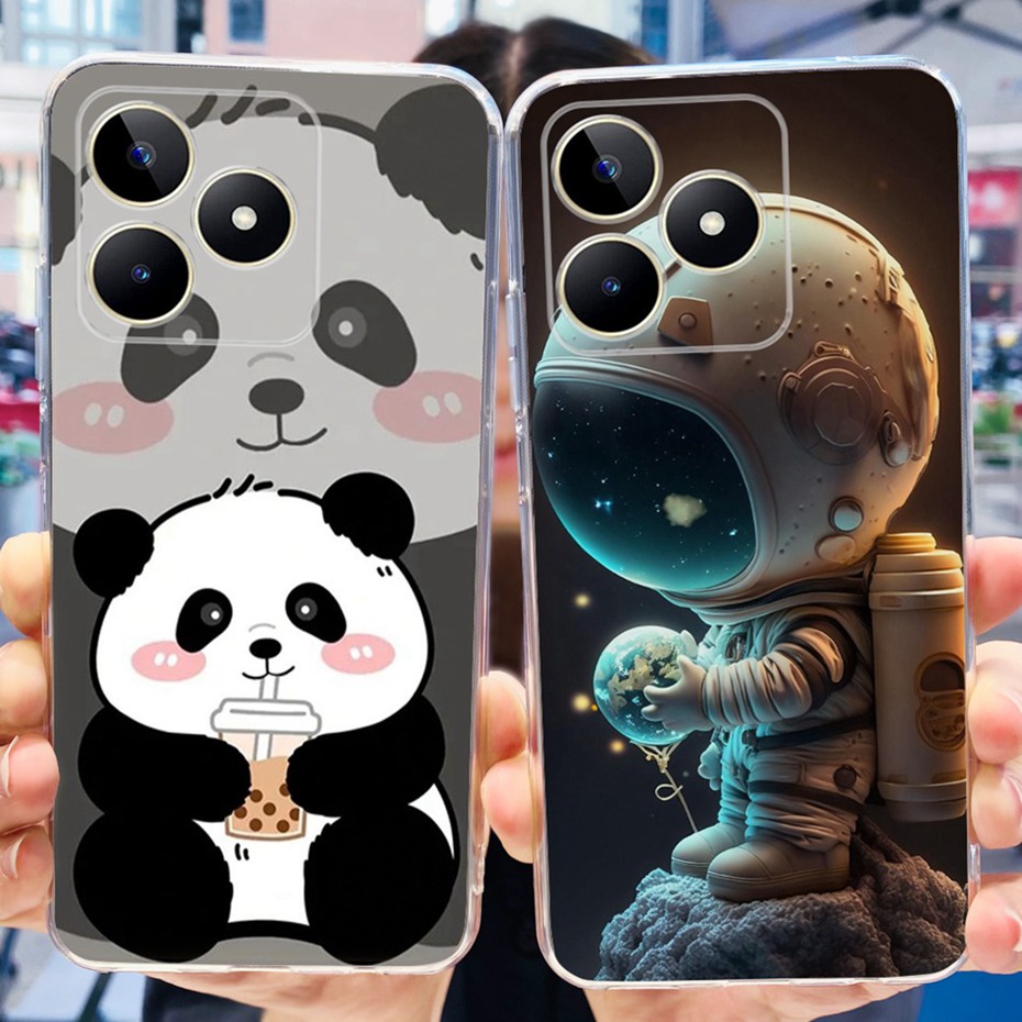 Lovely Printing Case For Realme Note 50 RMX3834 Soft Silicone TPU Back Cover For Realme Note50 Phone Cases. 