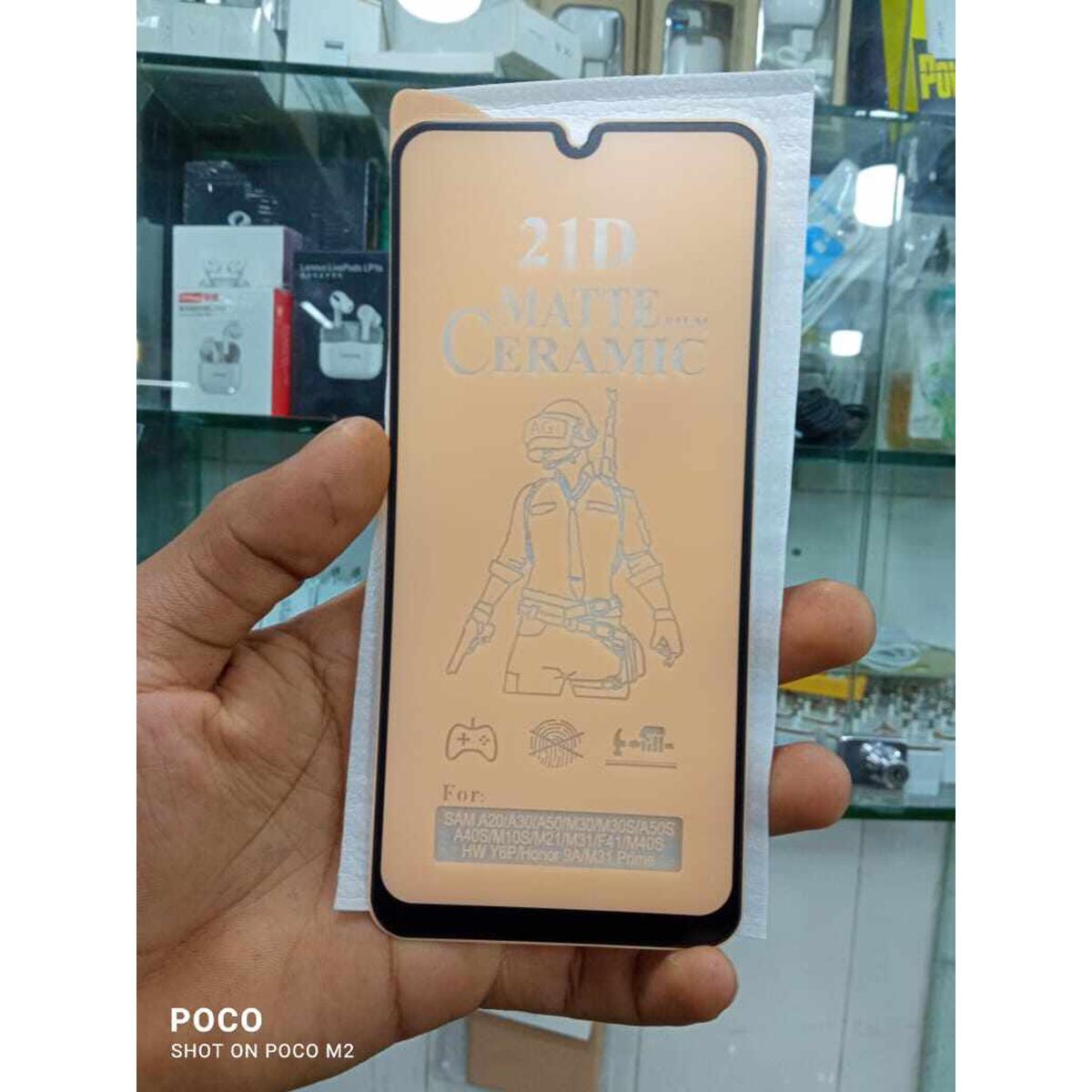 For Xiaomi Redmi NOTE 9s/9pro/9 pro max  Matte Finish Ceramic's Matte Tempered Glass Screen Protector - Clear
