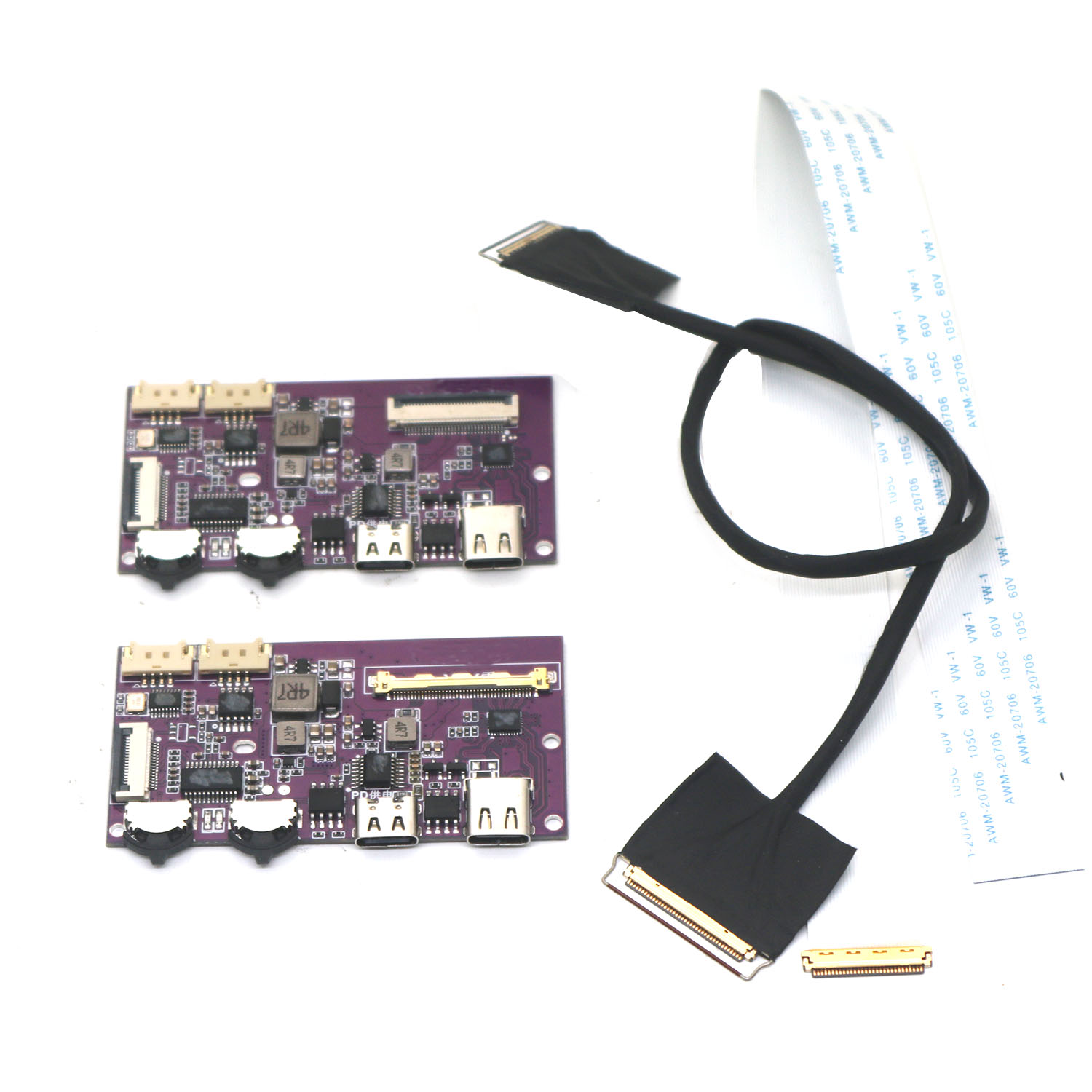 30PIN 40PIN USB Type-c To EDP Driver Board LCD Projection Screen Conversion 2K 4k 60HZ Portable LCD Display Screen EDP Cable. 
