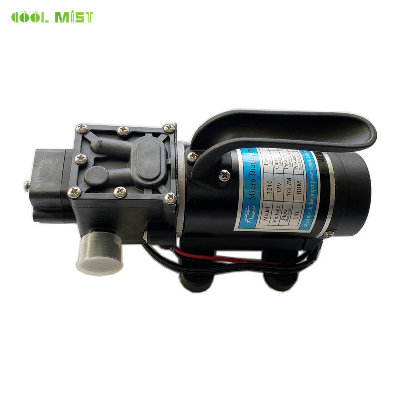 S399 Portable 10l/min High Pressure Diaphragm Self Priming Pump 120w Back-Flow Water Pump Garden Sprayer For Mist Cooling System. 