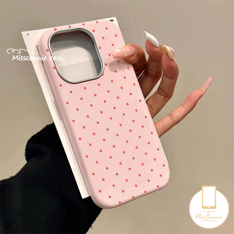 Creative Pink Dots Cat Case for Realme C63 C35 C65 C61 C53 C67 C51 C55 C15 Note 60 50 C20 C25 C31 C30 C21 C11 C17 C25Y C3 C21Y 11 12 5s 6i 7i 5i 5 Narzo 20 3D Doll Cute Cat Case. 