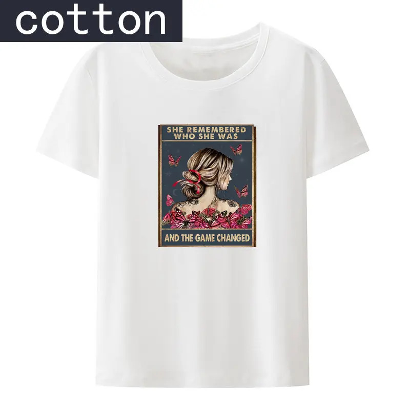 Inspirational Positive Quotes Decor Koszulki Anime Shir T Shirt for Men T-shirts Summer Y2k Clothes Style Men's Clothing Cool. 