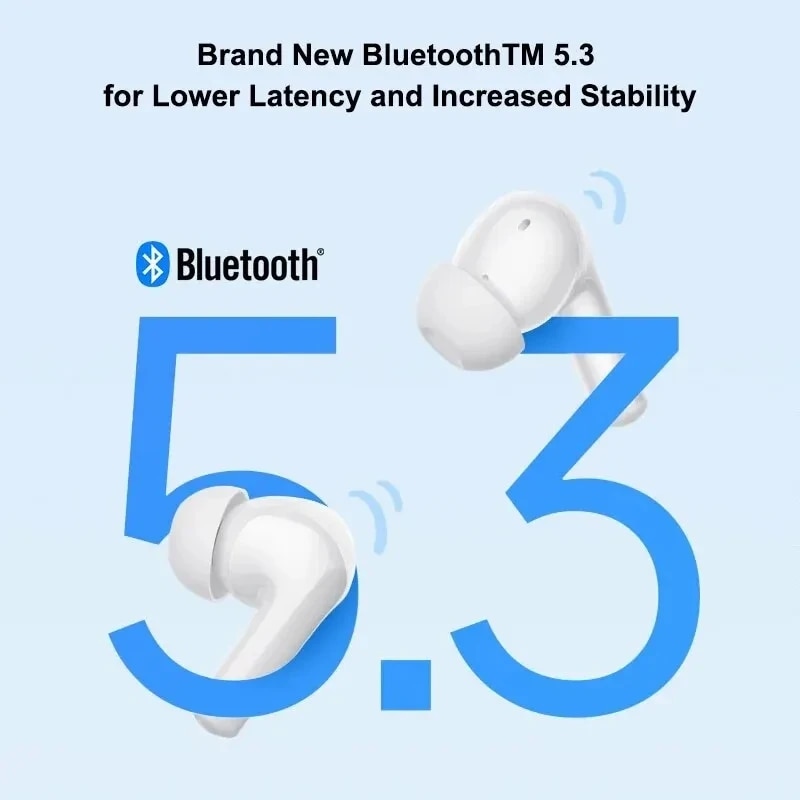Original Xiaomi Redmi Buds 4 Active Earphone Up to 28 Hours Listening Bluetooth 5.3 Noise Cancellation for Clear Calls. 
