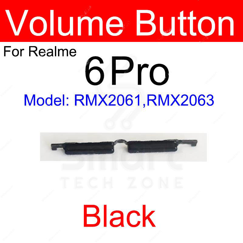 Power Volume Out Side Key Side Button For Realme 7 7 Pro 6 6 Pro 7i 6i 6S 4G 5G External Volume Button + Power ON OFF. 