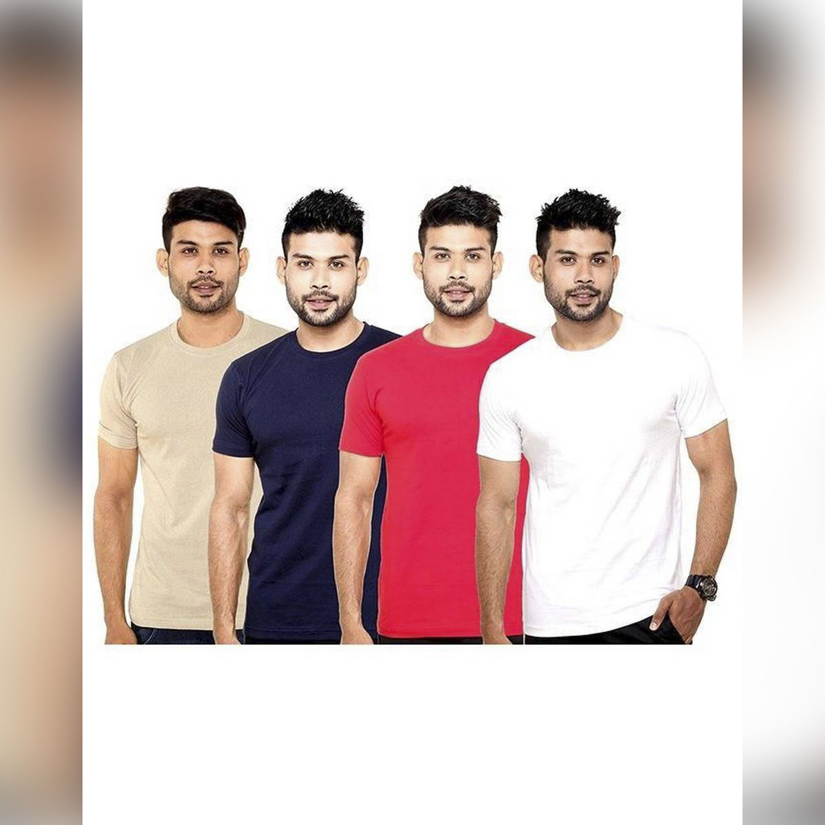 Combo Pack of 4 T-Shirt For Men: Buy 