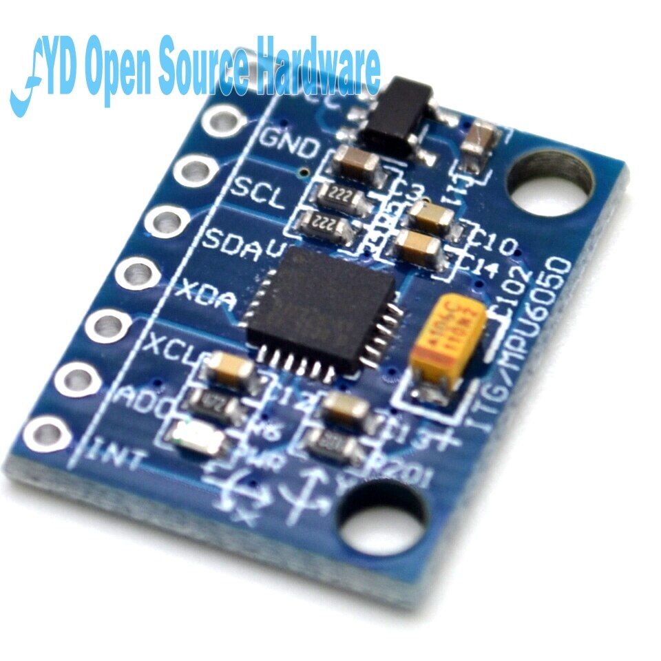 【happy one】GY-521 MPU-6050 MPU6050 Sensor Module 3 Axis Gyroscope Sensor Module Module for arduino MPU GY521. 