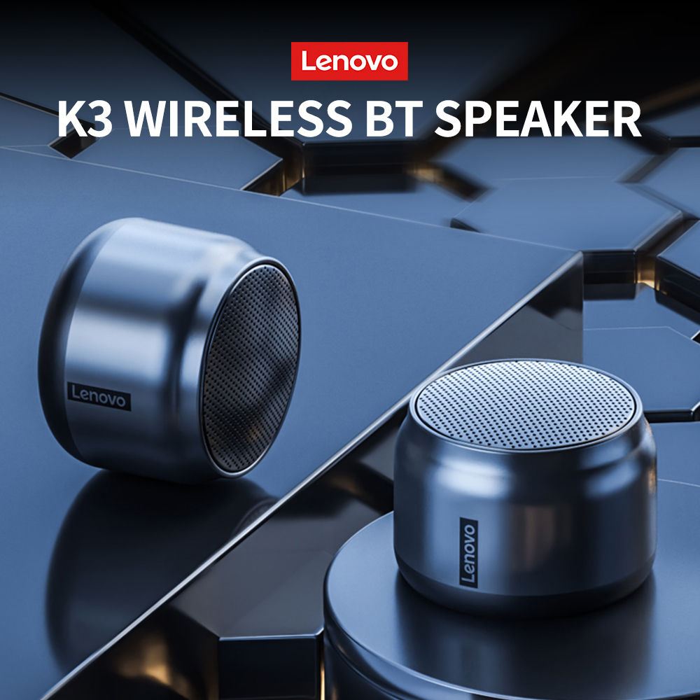 Lenovo K3 Pro Bluetooth Speaker Portable Mini Outdoor Wireless Speakers Music Surround Loudspeaker HD Voice Shocking Bass. 