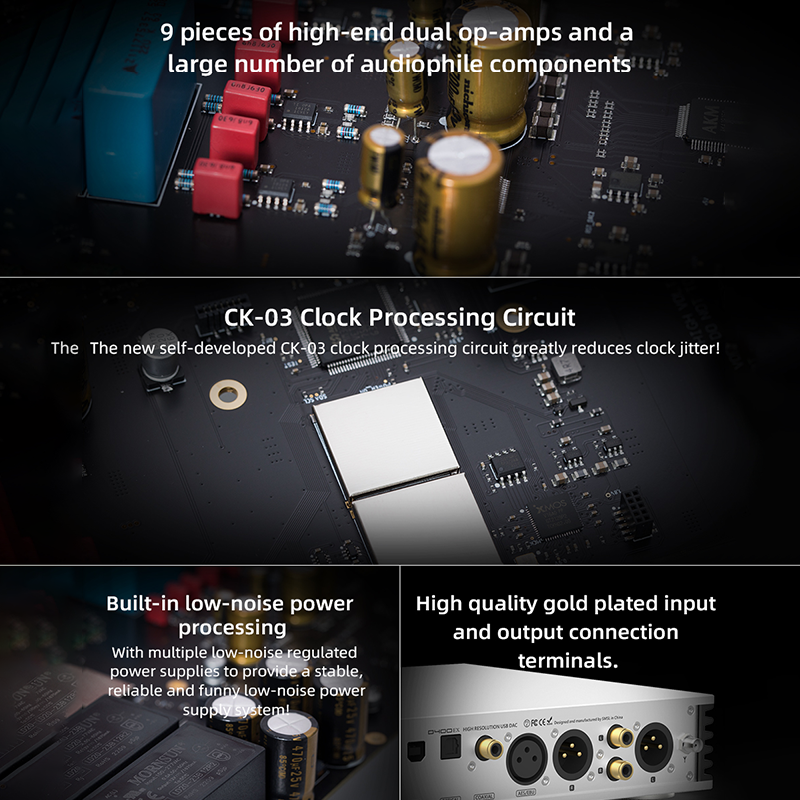 SMSL D400EX Audio Decoder DAC 1*AK4191 2*AK4499EX DAC Chips OPA1612A LME49720 XMOS XU316 MQA-CD DSD512 32bit/768kHz Blutetooth. 