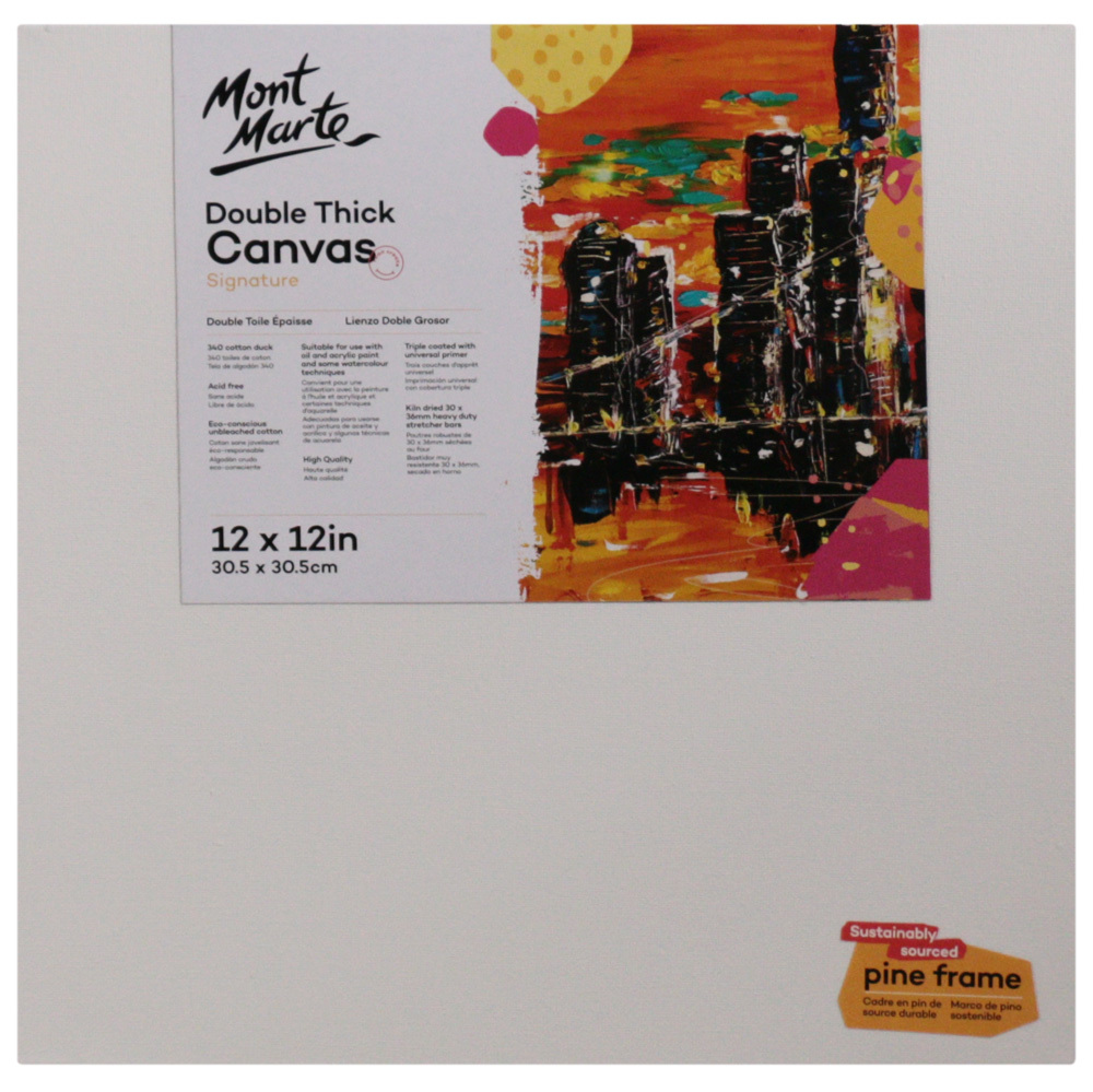 Mont Marte Canvas 12 x 12 Inch