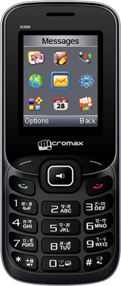 For micromax X088 & Back Side Mobile Casing / Cashing with Keypad  Set. 