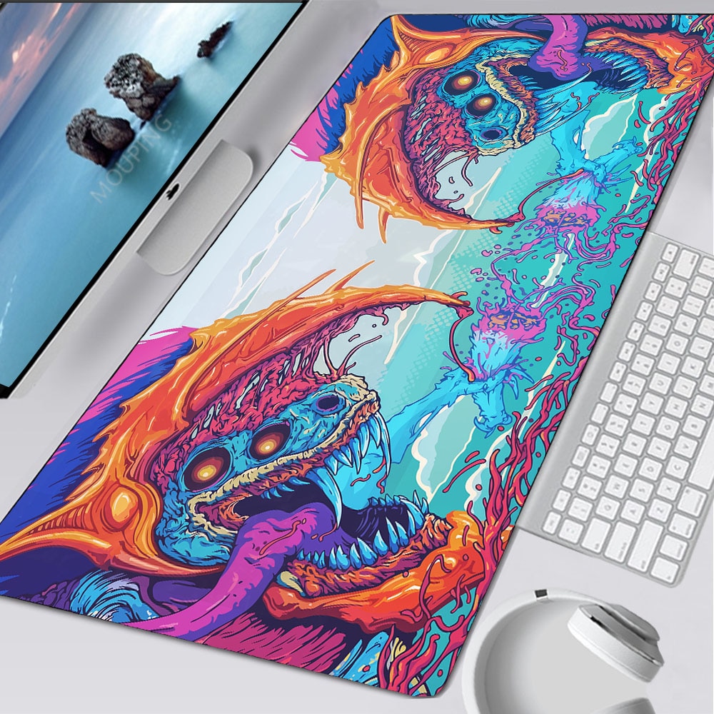 CSGO Hyperbeast Mouse Pad Hyper Beast Computer Desk Gaming Mousepad for Pc Gamer PC Game Mouse Mats Apex Legends 900x400. 