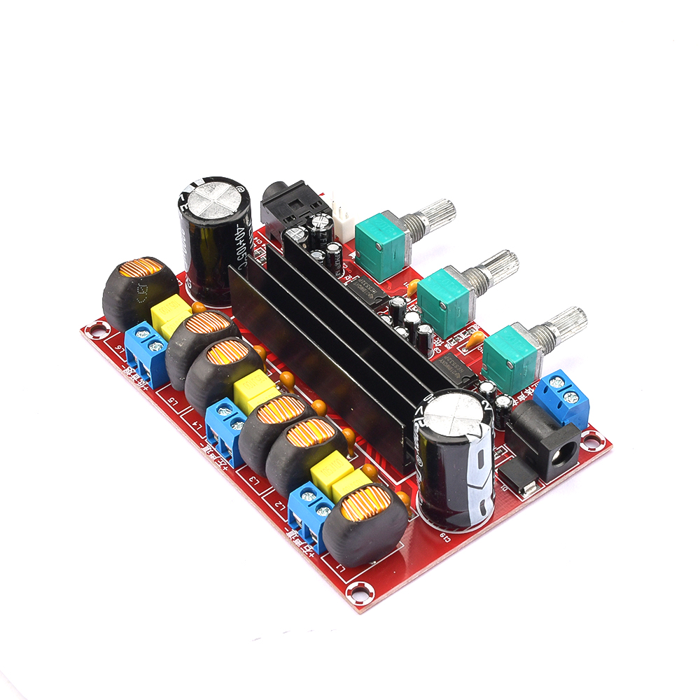 DC 12V-24V 2 Channel TPA3116 Digital Audio Amplifier Board TPA3116D2 Subwoofer Speaker Power Amplifier with 2*50W 100W- 1pcs. 